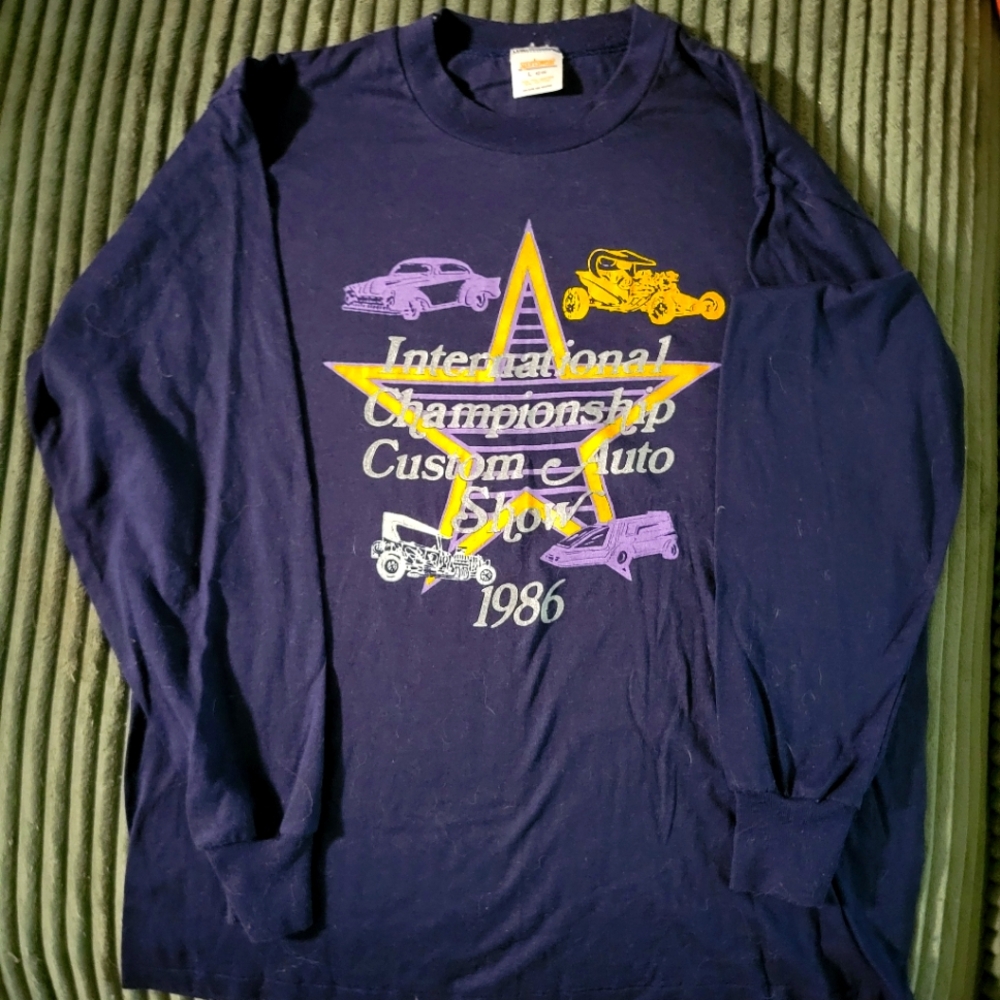 1986 long sleeve car show shirt